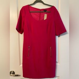 NWT Ann Taylor Pink Sheath Dress